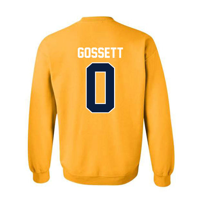 Northern Arizona - NCAA Football : QuRan Gossett - Classic Shersey Crewneck Sweatshirt-1