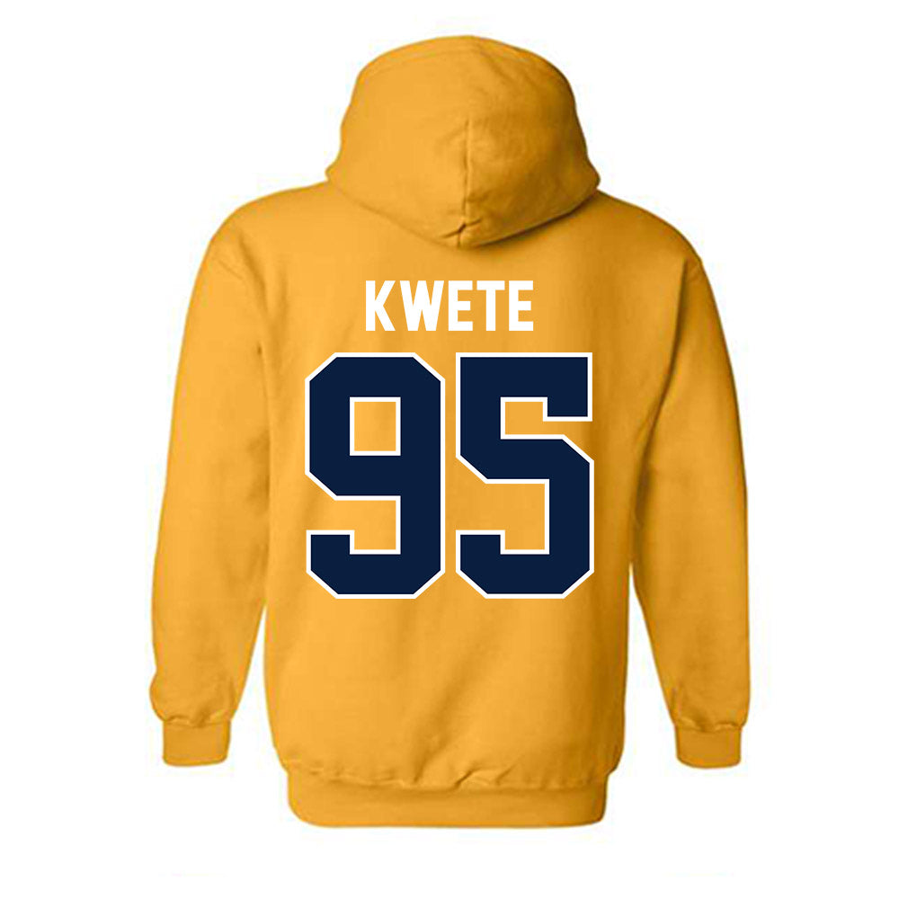 Northern Arizona - NCAA Football : Richard Kwete - Classic Shersey Hooded Sweatshirt