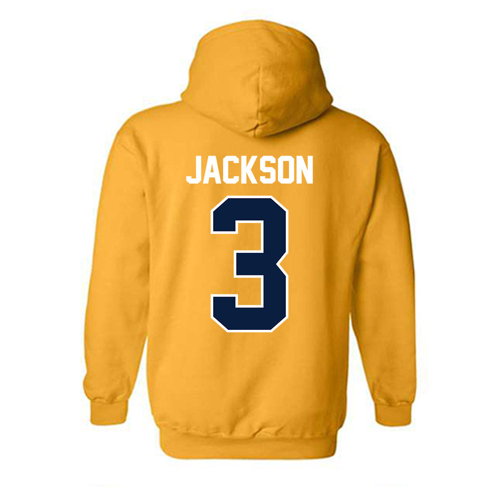 Northern Arizona - NCAA Men's Basketball : Jayden Jackson - Classic Shersey Hooded Sweatshirt