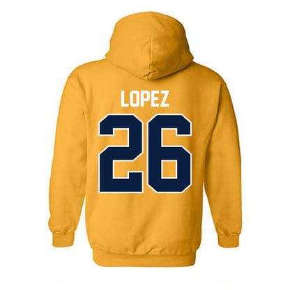 Northern Arizona - NCAA Football : Isaiah Lopez - Classic Shersey Hooded Sweatshirt