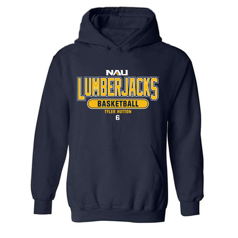 Northern Arizona - NCAA Men's Basketball : Tyler Hutton - Classic Fashion Shersey Hooded Sweatshirt