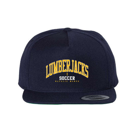 Northern Arizona - NCAA Women's Soccer : Natalie Manzo - Snapback Hat