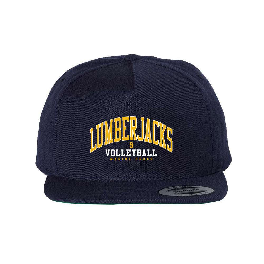 Northern Arizona - NCAA Women's Volleyball : Masina Perez - Snapback Hat