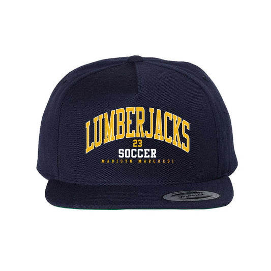 Northern Arizona - NCAA Women's Soccer : Madisyn Marchesi - Snapback Hat-0