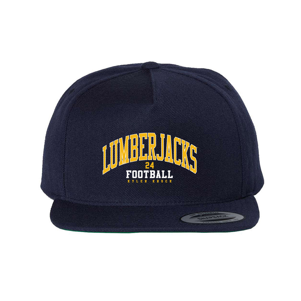 Northern Arizona - NCAA Football : Kyler Kruck - Snapback Hat