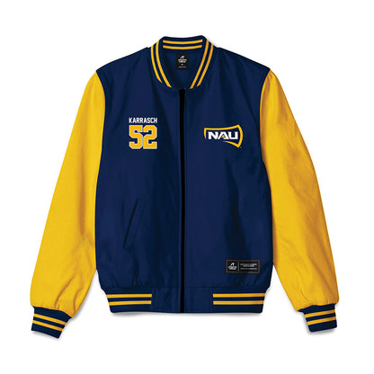 Northern Arizona - NCAA Football : Mattis Karrasch - Bomber Jacket