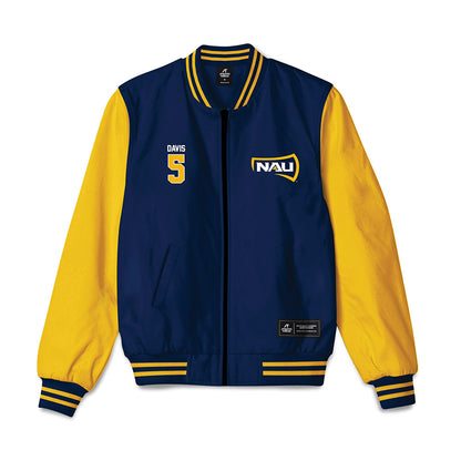 Northern Arizona - NCAA Women's Volleyball : Taryn Davis - Bomber Jacket-0
