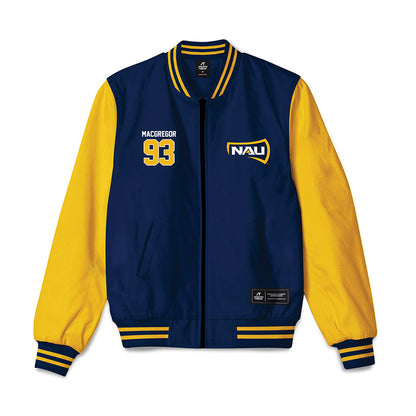 Northern Arizona - NCAA Football : Logan MacGregor - Bomber Jacket-0