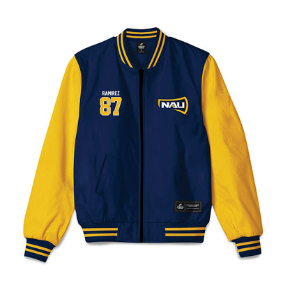 Northern Arizona - NCAA Football : Joseph Ramirez - Bomber Jacket-0