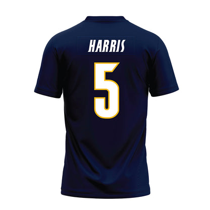 Northern Arizona - NCAA Football : Nahamani Harris - Navy Premium Football Jersey