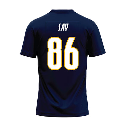 Northern Arizona - NCAA Football : Kody Say - Navy Premium Football Jersey