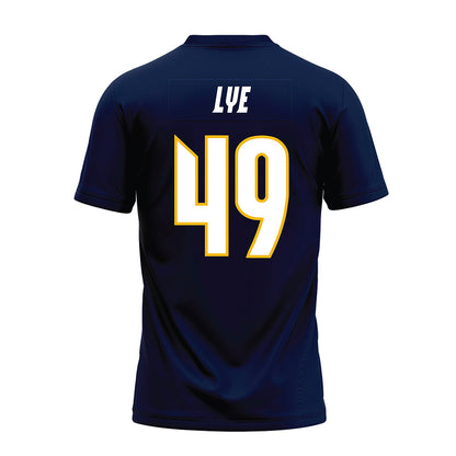 Northern Arizona - NCAA Football : Marcus Lye - Navy Premium Football Jersey