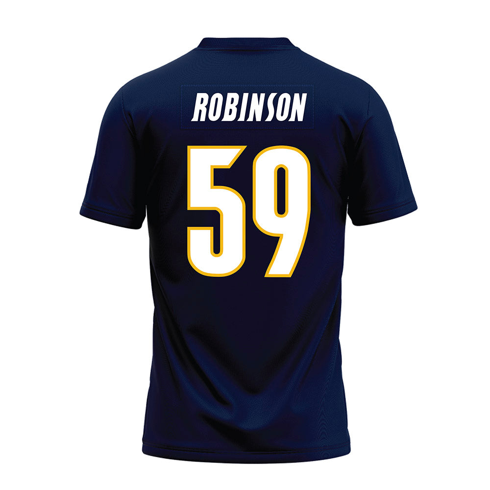 Northern Arizona - NCAA Football : Ty Robinson - Navy Premium Football Jersey