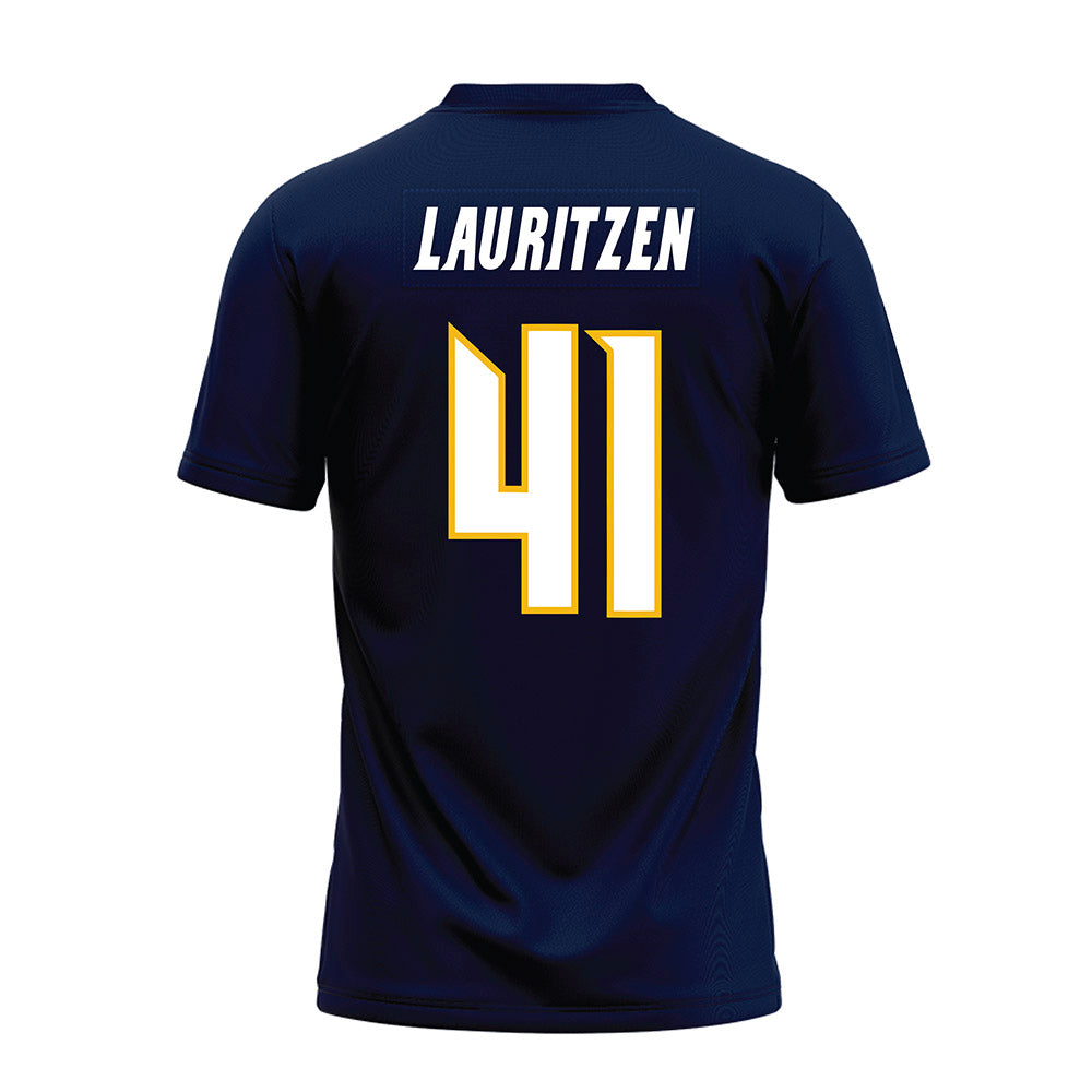 Northern Arizona - NCAA Football : Blake Lauritzen - Navy Premium Football Jersey