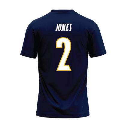 Northern Arizona - NCAA Football : Ty Jones - Navy Premium Football Jersey