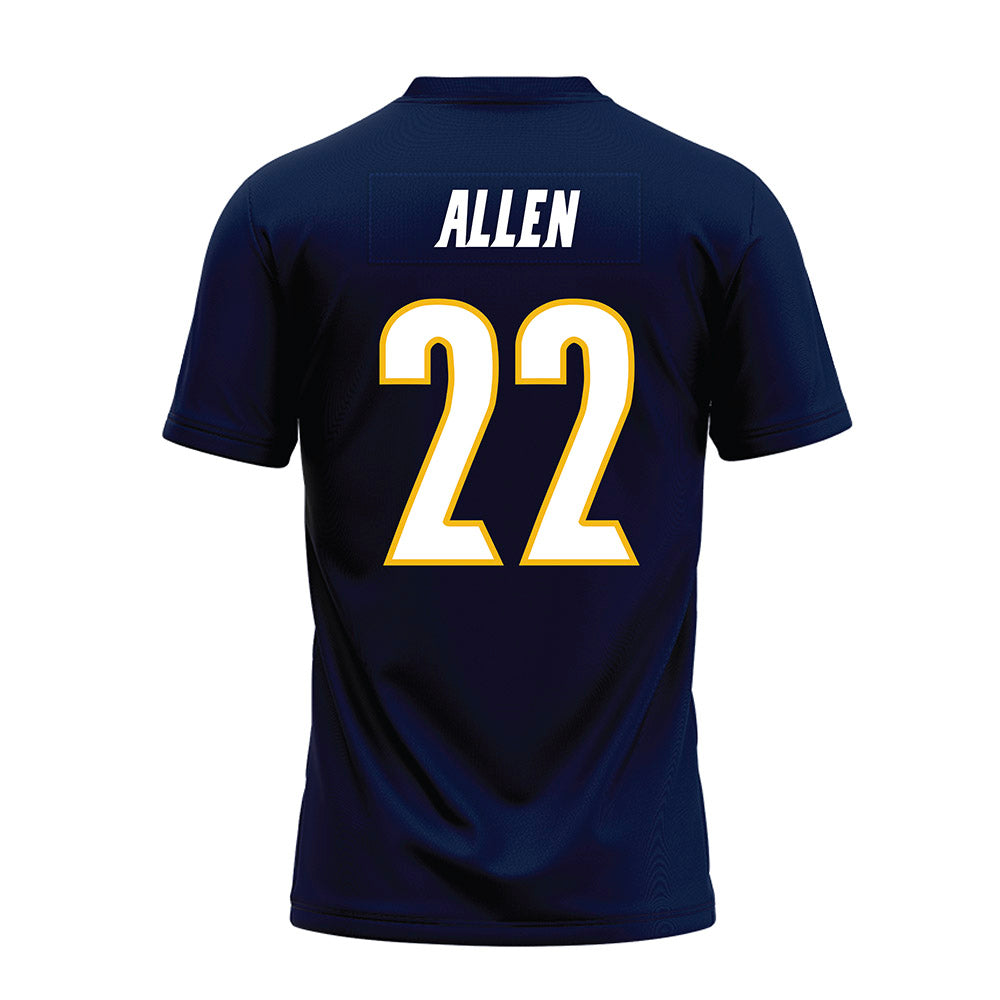  - NCAA Football : Ammon Allen - Navy Premium Football Jersey-1