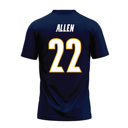  - NCAA Football : Ammon Allen - Navy Premium Football Jersey-1