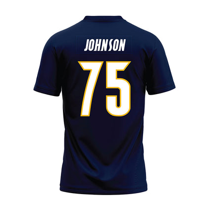 Northern Arizona - NCAA Football : Corey Johnson - Navy Premium Football Jersey