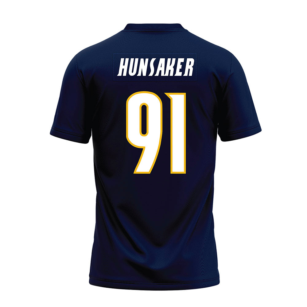 Northern Arizona - NCAA Football : Samuel Hunsaker - Navy Premium Football Jersey