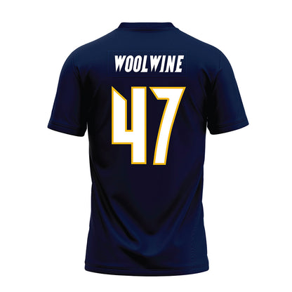 Northern Arizona - NCAA Football : Cayden Woolwine - Navy Premium Football Jersey