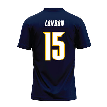 Northern Arizona - NCAA Football : PJ London - Navy Premium Football Jersey