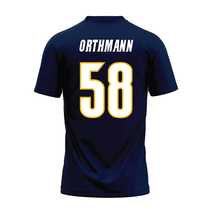 Northern Arizona - NCAA Football : Matthew Orthmann - Navy Premium Football Jersey