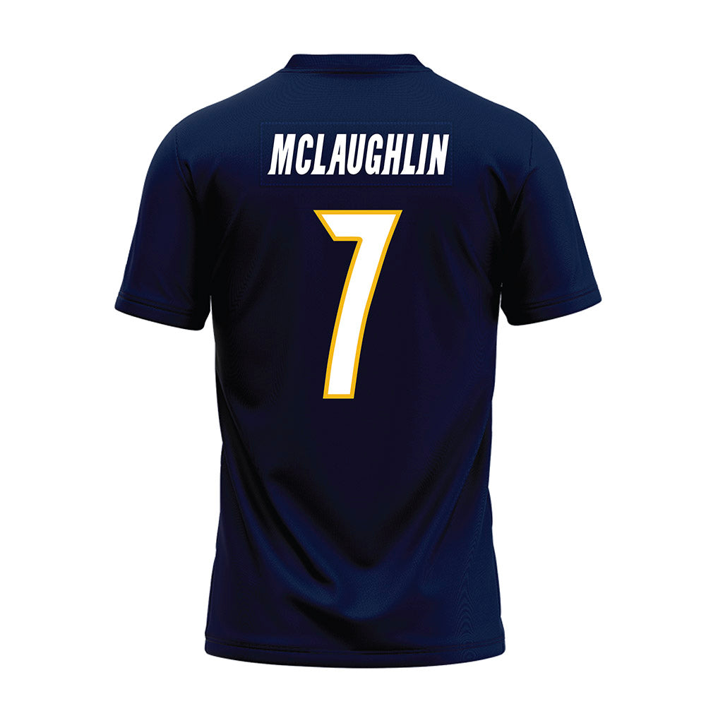 Northern Arizona - NCAA Football : Alex McLaughlin - Navy Premium Football Jersey