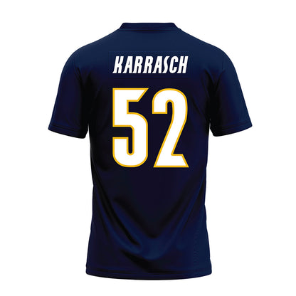 Northern Arizona - NCAA Football : Mattis Karrasch - Navy Premium Football Jersey