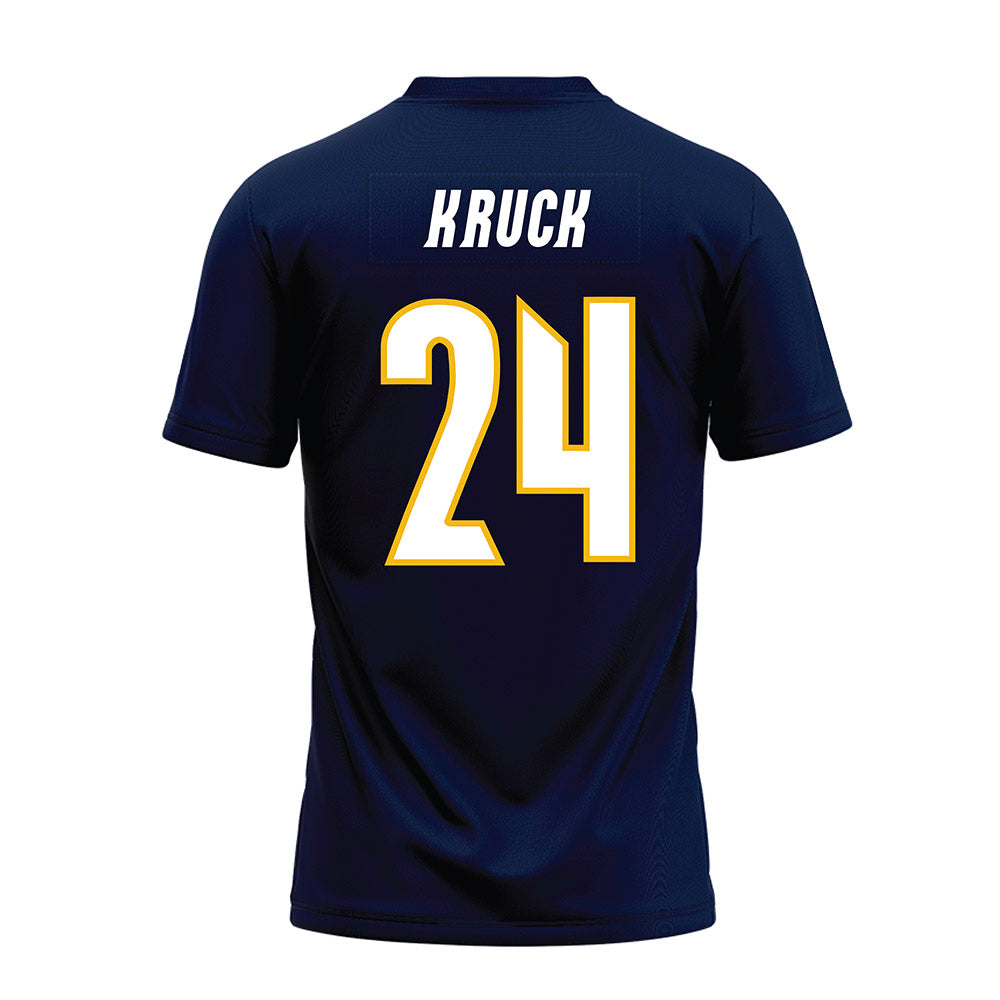 Northern Arizona - NCAA Football : Kyler Kruck - Navy Premium Football Jersey