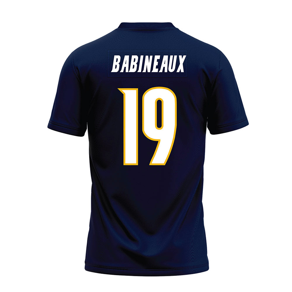 Northern Arizona - NCAA Football : Cam Babineaux - Navy Premium Football Jersey-1