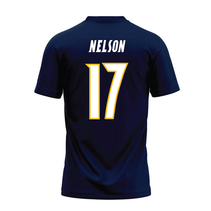 Northern Arizona - NCAA Football : Blaise Nelson - Navy Premium Football Jersey