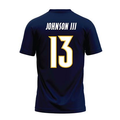 Northern Arizona - NCAA Football : Jerry Johnson III - Navy Premium Football Jersey