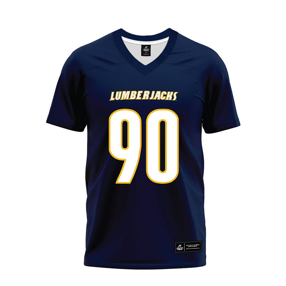 Northern Arizona - NCAA Football : Victory Vaka - Navy Premium Football Jersey