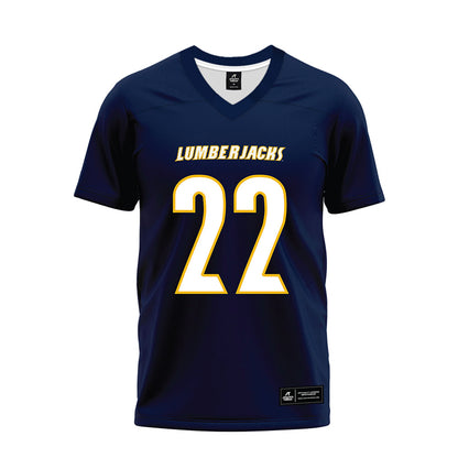  - NCAA Football : Ammon Allen - Navy Premium Football Jersey-0