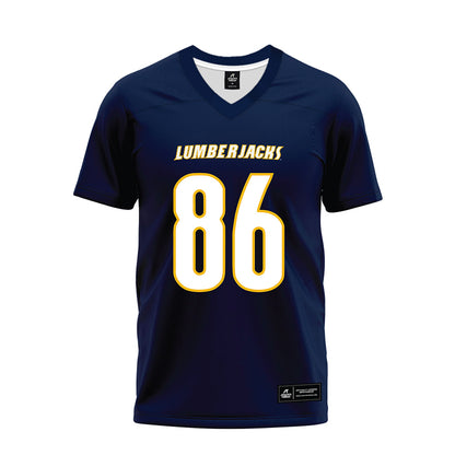 Northern Arizona - NCAA Football : Kody Say - Navy Premium Football Jersey