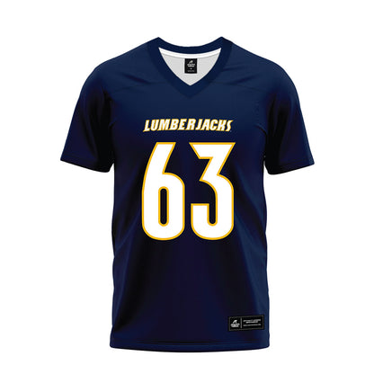 Northern Arizona - NCAA Football : Kaden Hicks - Navy Premium Football Jersey