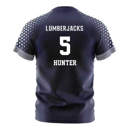 Northern Arizona - NCAA Women's Soccer : Hollynn Hunter - Navy Soccer Jersey