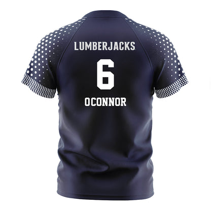 Northern Arizona - NCAA Women's Soccer : Erin O'Connor - Navy Soccer Jersey