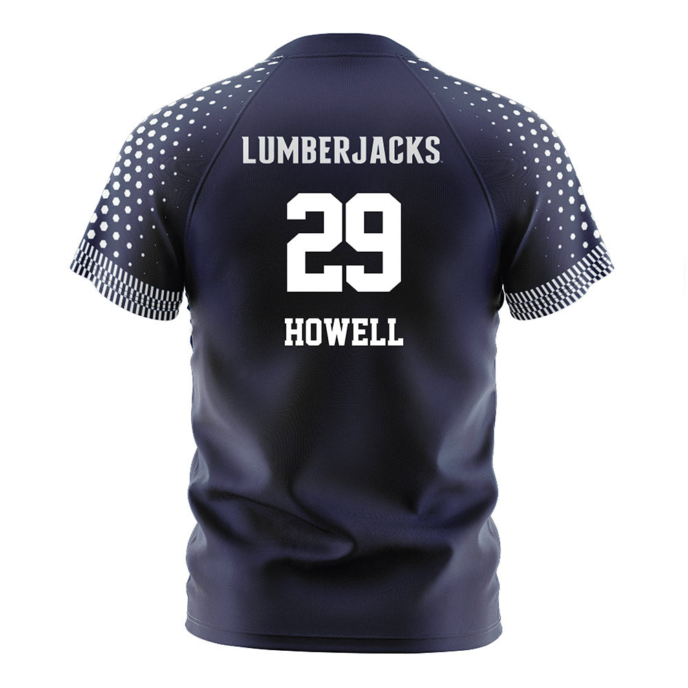 Northern Arizona - NCAA Women's Soccer : Kayla Howell - Navy Soccer Jersey