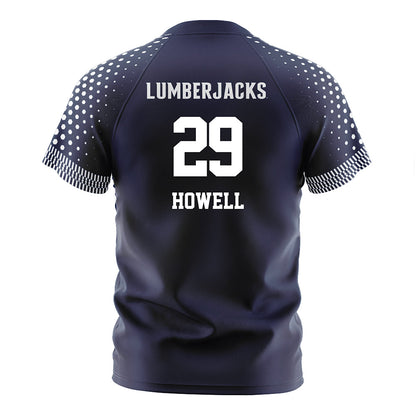 Northern Arizona - NCAA Women's Soccer : Kayla Howell - Navy Soccer Jersey