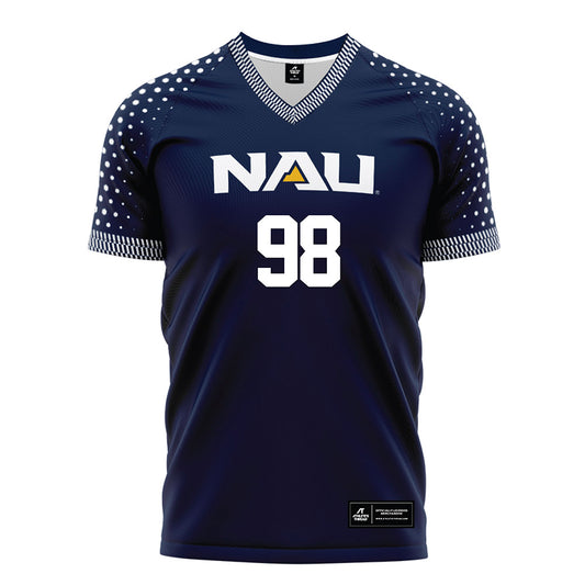 Northern Arizona - NCAA Women's Soccer : Reese Clarke - Navy Soccer Jersey