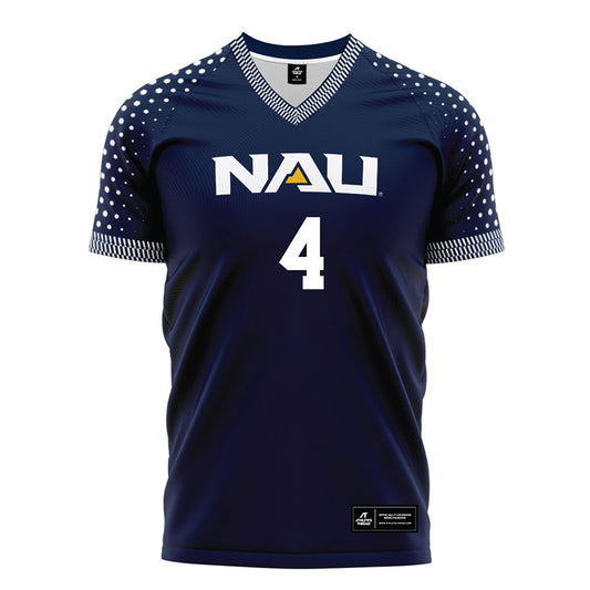 Northern Arizona - NCAA Women's Soccer : Zoe Ballard - Navy Soccer Jersey