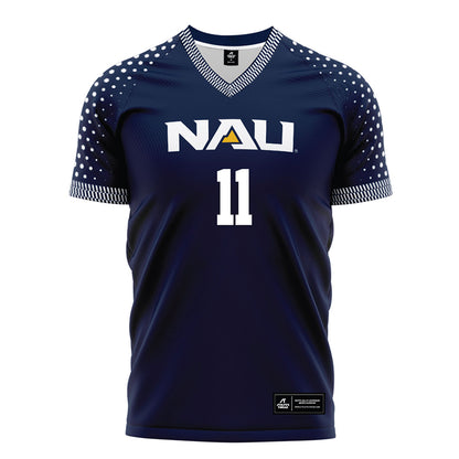 Northern Arizona - NCAA Women's Soccer : micala boex - Navy Soccer Jersey