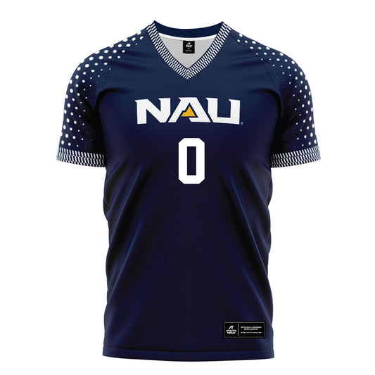 Northern Arizona - NCAA Women's Soccer : trinity corcoran - Navy Soccer Jersey