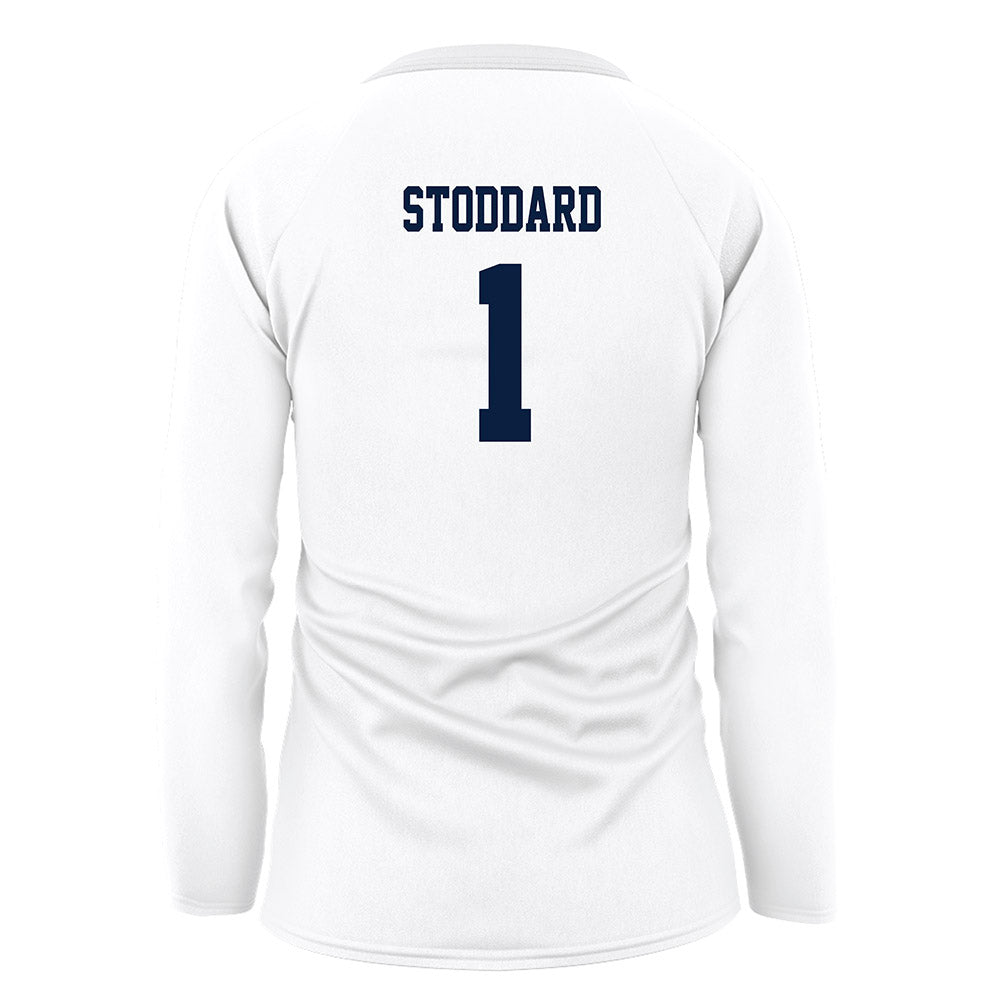 Northern Arizona - NCAA Women's Volleyball : Hanah Stoddard - White Volleyball Jersey