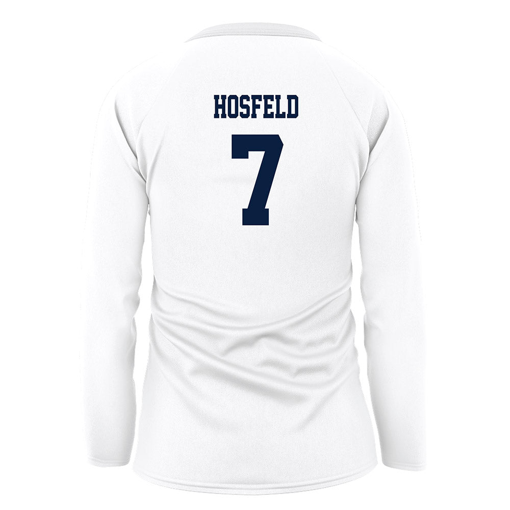 Northern Arizona - NCAA Women's Volleyball : Ella Hosfeld - White Volleyball Jersey-1