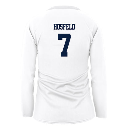Northern Arizona - NCAA Women's Volleyball : Ella Hosfeld - White Volleyball Jersey-1