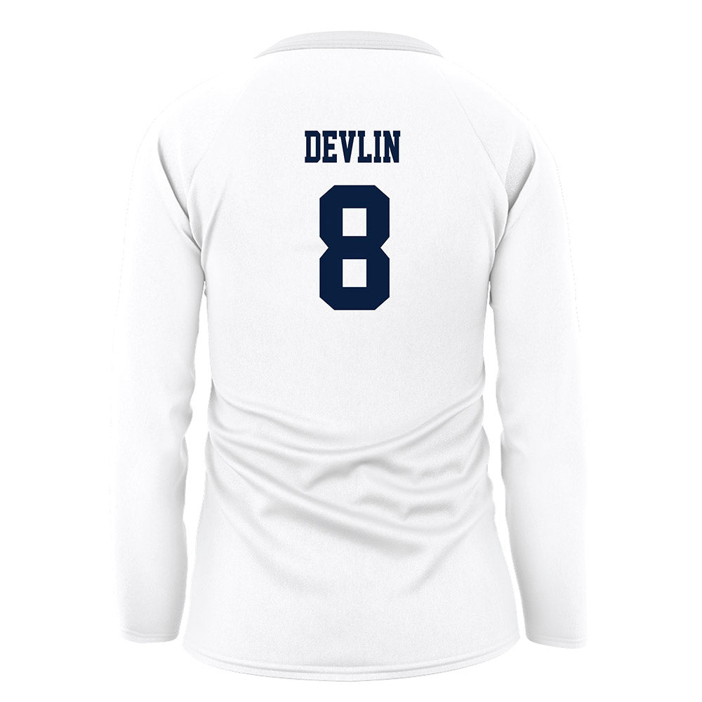 Northern Arizona - NCAA Women's Volleyball : Peyton Devlin - White Volleyball Jersey-1
