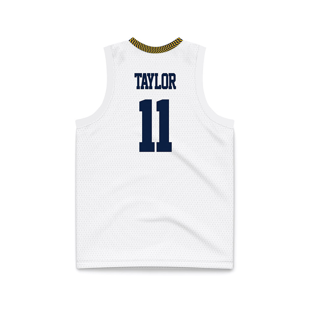 Northern Arizona - NCAA Women's Basketball : Audrey Taylor - White Basketball Jersey