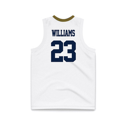 Northern Arizona - NCAA Women's Basketball : Kayla Williams - White Basketball Jersey-1